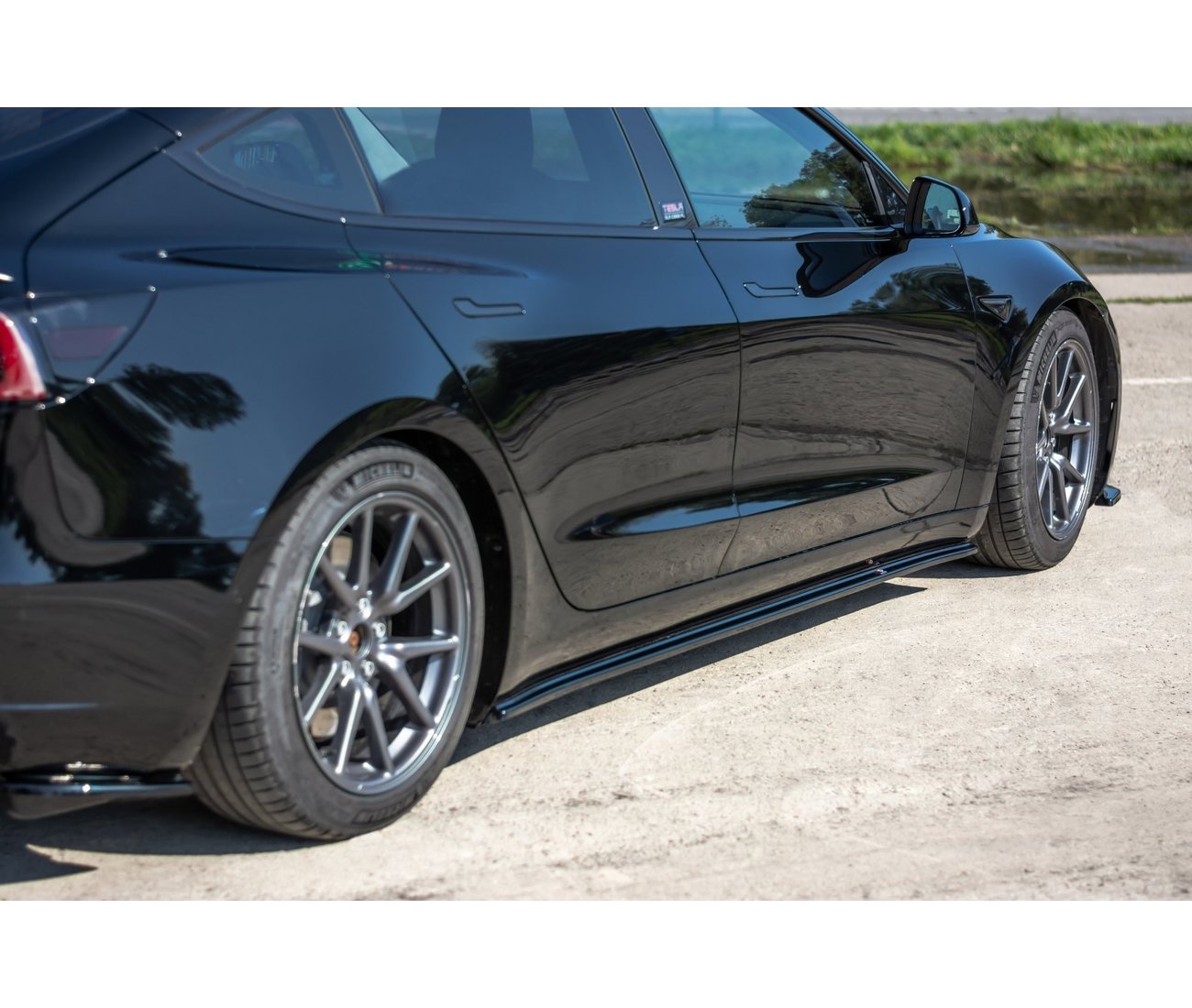 Seitenschweller Ansatz Cup Leisten für Tesla Model 3 Maxton Design