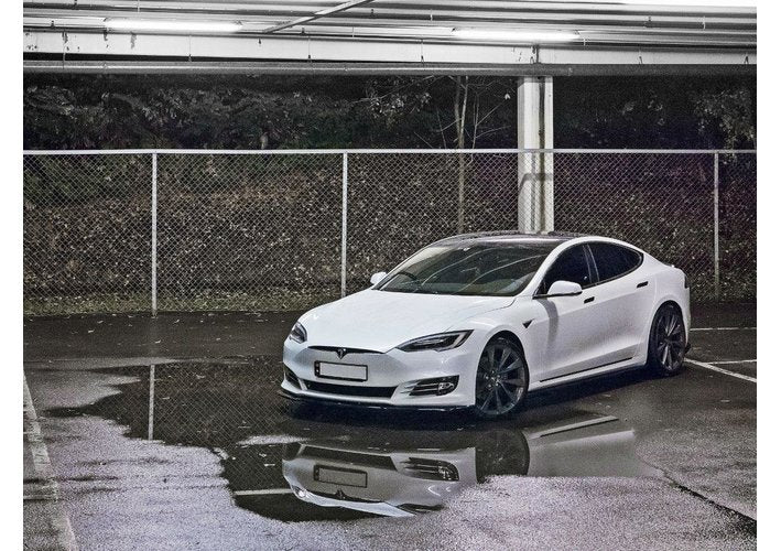 Seitenschweller Ansatz Cup Leisten für Tesla Model S Facelift Maxton Design