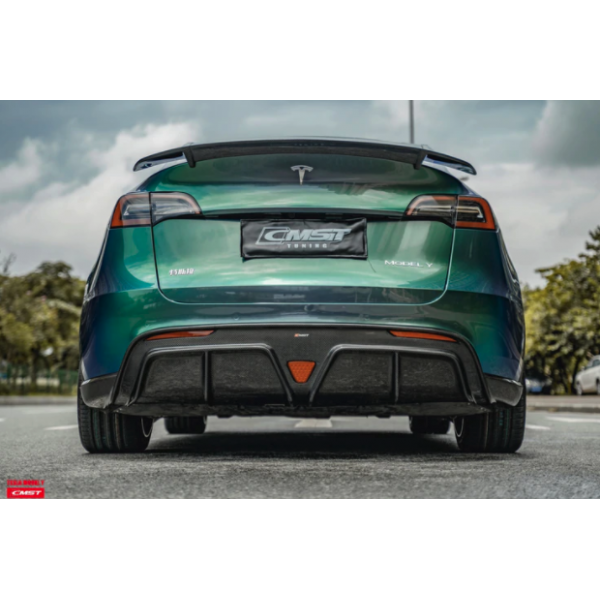 Tesla Model Y CMST Heckdiffusor SilentDrive.de