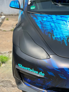 Tesla Model 3 / Y Scheinwerfer Cover SilentDrive.de