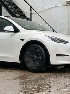 Tesla Model Y 19" Radkappen CyberTruck Stil SilentDrive