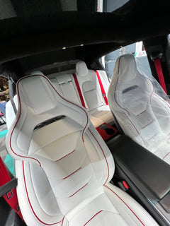 Tesla Model 3 / Y Polster "Highland Performance" "RAPTOR" Style SilentDrive.de