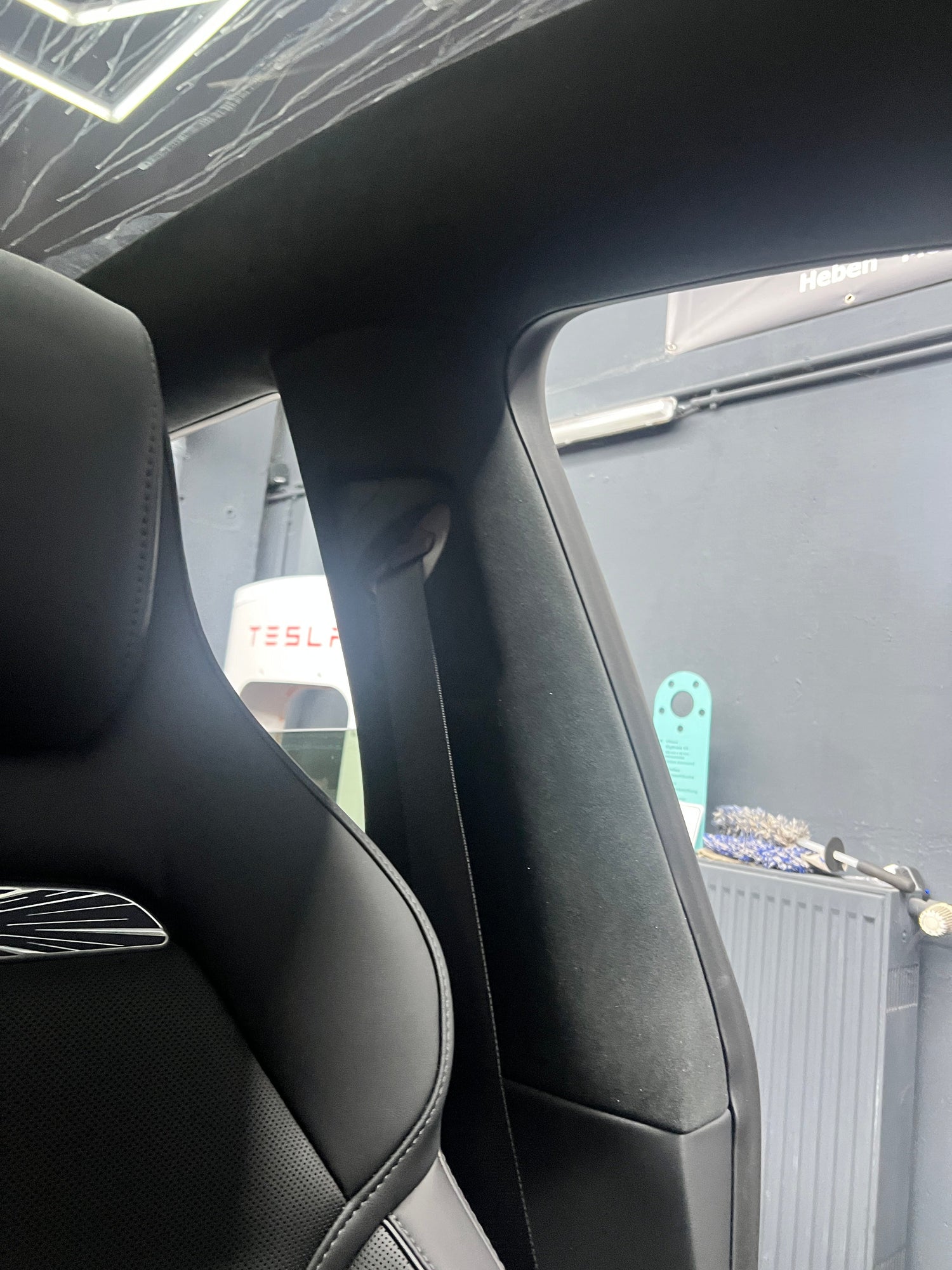 Alcantara / Dinamica Dachhimmel Tesla Model 3 / Y SilentDrive.de