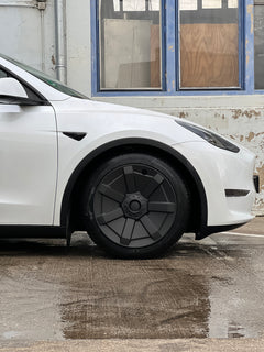 Tesla Model Y 19" Radkappen CyberTruck Stil SilentDrive