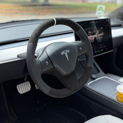 Tesla Model 3 / Y Alcantara Lenkrad SilentDrive.de