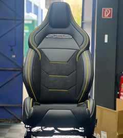 Tesla Model 3 / Y Polster "Highland Performance" "RAPTOR" Style SilentDrive.de