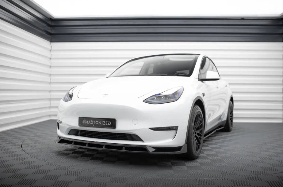 Maxton Design Cup Spoilerlippe Front Ansatz V2 für Tesla Model Y Maxton Design