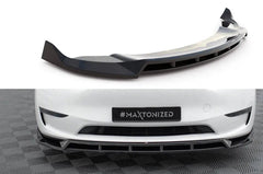 Maxton Design Cup Spoilerlippe Front Ansatz V2 für Tesla Model Y Maxton Design