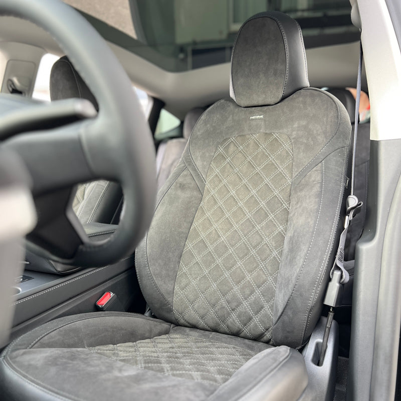 Individuelle Sitzbezüge Tesla Model Y SilentDrive.de