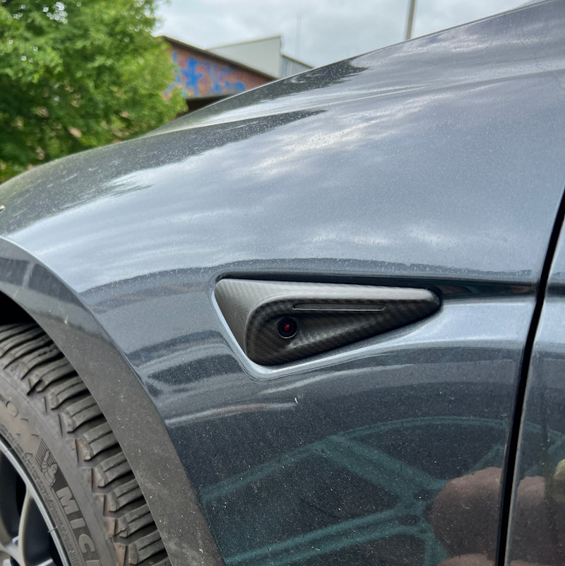 Tesla Model S / 3 / X / Y Blinkerabdeckung Version 2 SilentDrive