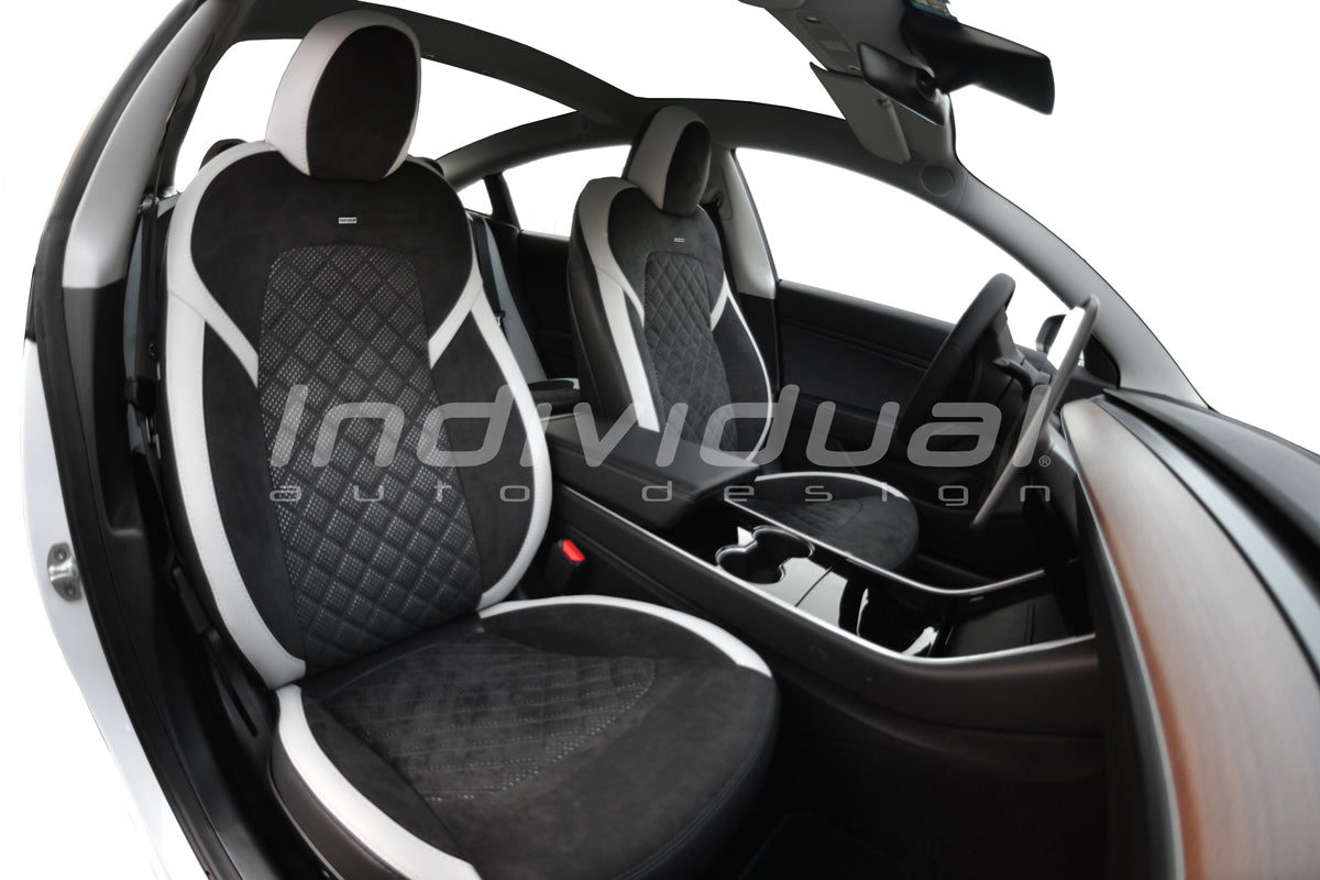 Individuelle Sitzbezüge Tesla Model Y SilentDrive.de