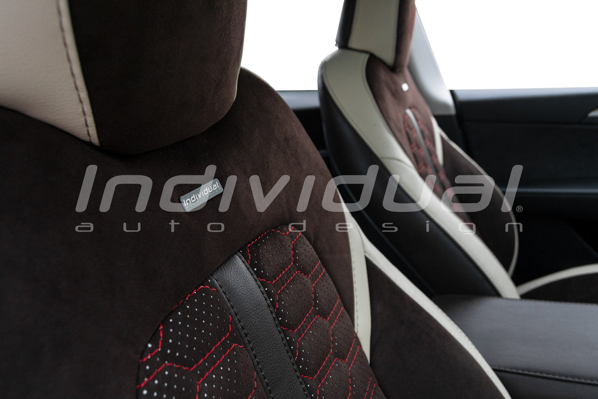 Individuelle Sitzbezüge Tesla Model 3 / Y SilentDrive.de