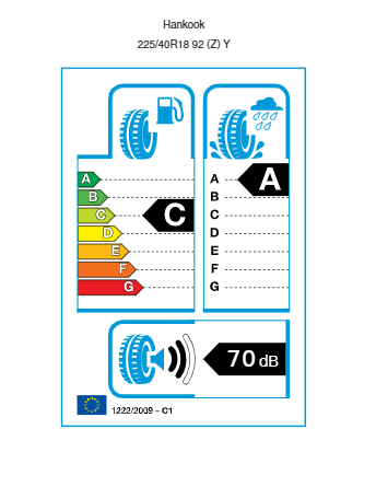Borbet Y Titan matt 8x18 ET45 mit Hankook 225/40R18 92(Z) Y - Hankook Ventus V12 EVO2 (K120) XL C/A/70