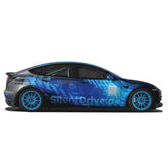 Tesla Model 3 Art Print SilentDrive.de