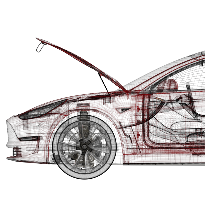 Tesla Model 3 Frunkautomatik AMPTech