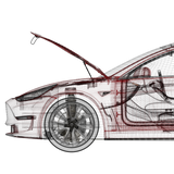 Tesla Model 3 Frunkautomatik AMPTech