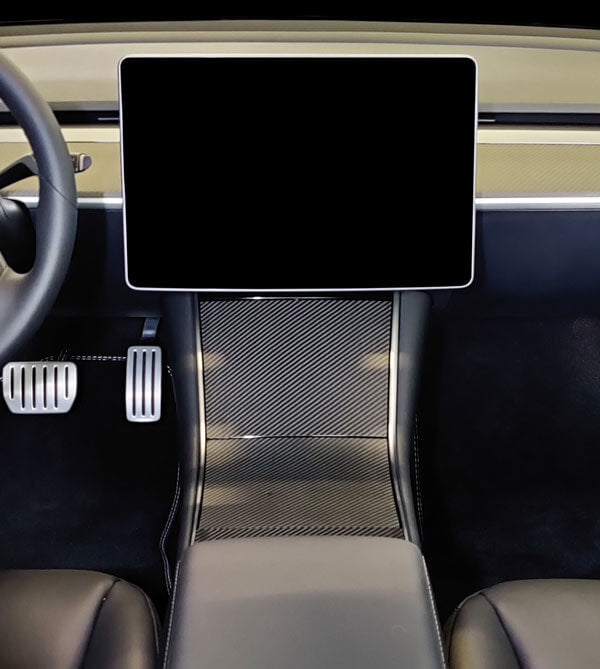 Tesla Model 3 Carbon Mittelkonsole
