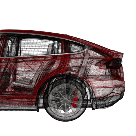 Tesla Model X Motion Detection Modul