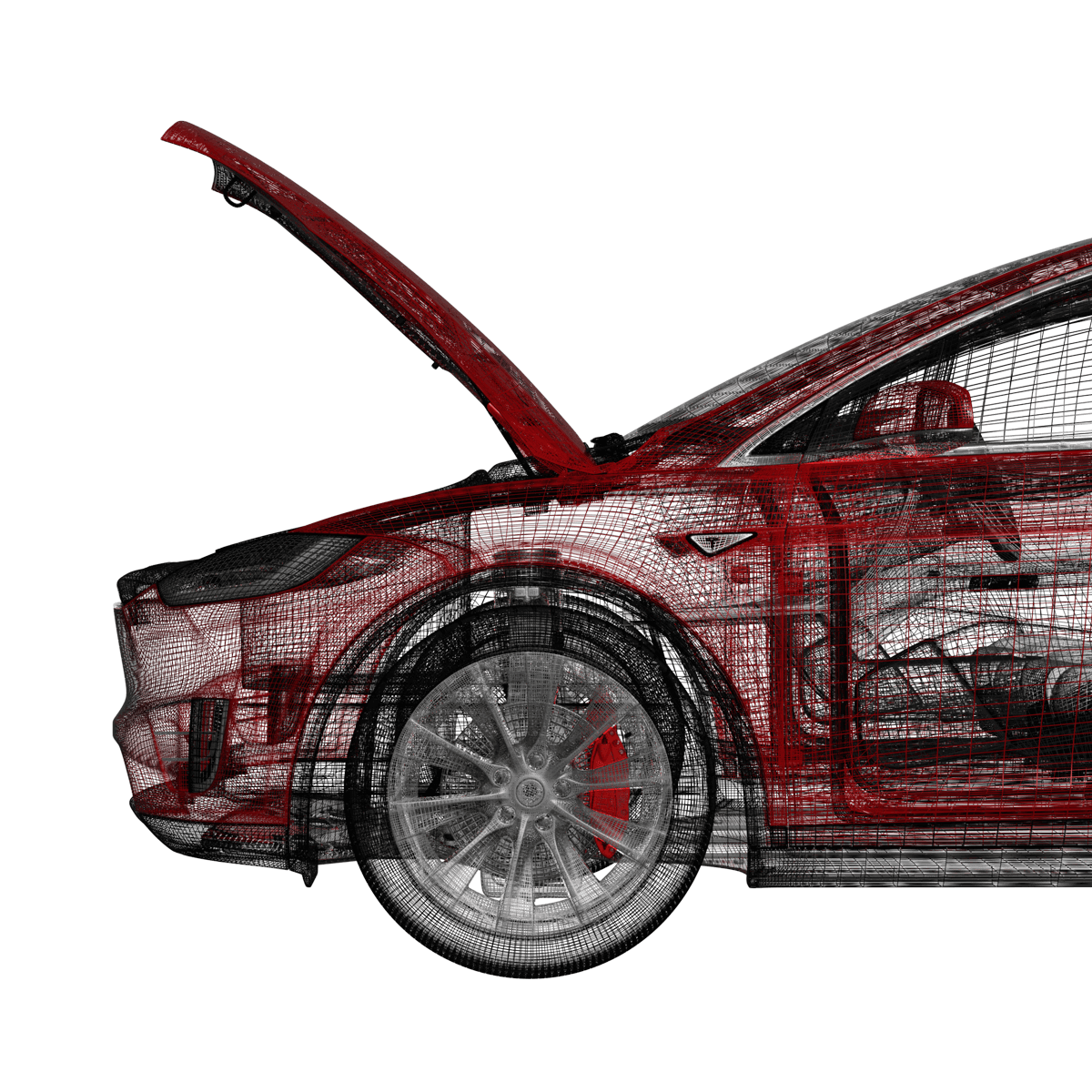 Tesla Model X Frunkautomatik – SilentDrive.de