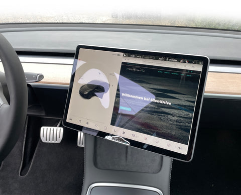 Tesla Model 3 / Model Y Drehbarer Bildschirm Vers. 1 und 2 SilentDrive.de
