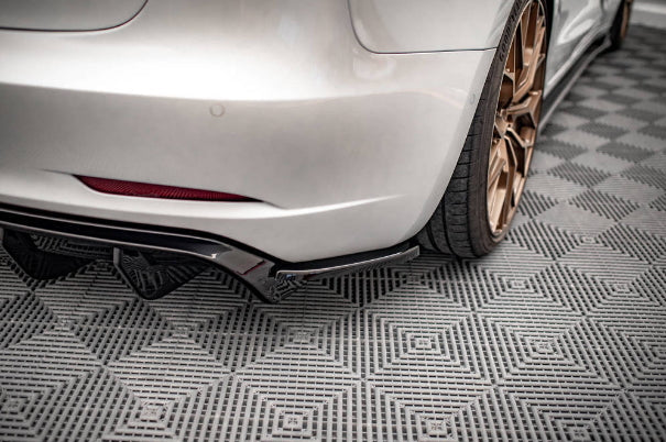 Sideflaps für Heck Ansatz Diffusor V2 für Tesla Model 3 Maxton Design