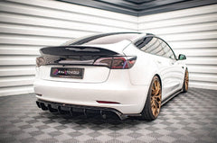 Heck Ansatz Diffusor V2 für Tesla Model 3 Maxton Design