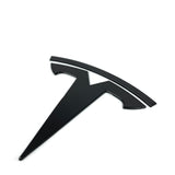 Tesla Model 3 Front Logo + Hecklogo schwarz METALL matt oder glanz SilentDrive