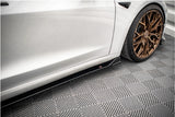 Seitenschweller Ansatz V2 Leisten für Tesla Model 3 Maxton Design