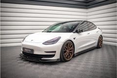 Seitenschweller Ansatz V2 Leisten für Tesla Model 3 Maxton Design