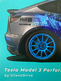 Tesla Model 3 Art Print SilentDrive.de