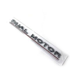 Tesla Model S / 3 / X Schriftzug Dual Motor Heck SilentDrive