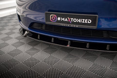 Maxton Design Cup Spoilerlippe Front Ansatz V1 für Tesla Model Y Maxton Design