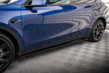 Maxton Design Seitenschweller Ansatz Cup Leisten für Tesla Model Y V1 Maxton Design