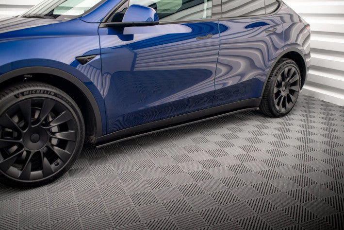 Maxton Design Seitenschweller Ansatz Cup Leisten für Tesla Model Y V2 Maxton Design