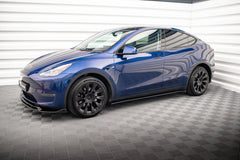 Maxton Design Seitenschweller Ansatz Cup Leisten für Tesla Model Y V2 Maxton Design