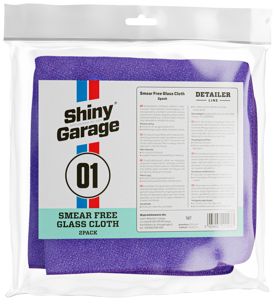 SilentDrive by Shiny Garage Wafer Glass Microfiber Glastuch 40x40 Mikr –  SilentDrive.de