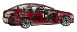 Tesla Model 3 Softclose Türen AMPTech