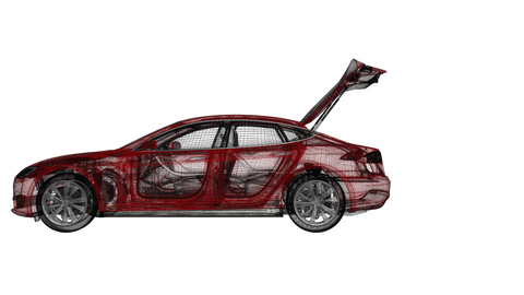 Tesla Model S Kofferraumautomatik AMPTech