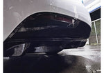 Heck Ansatz Diffusor für Tesla Model S Facelift Carbon Look
