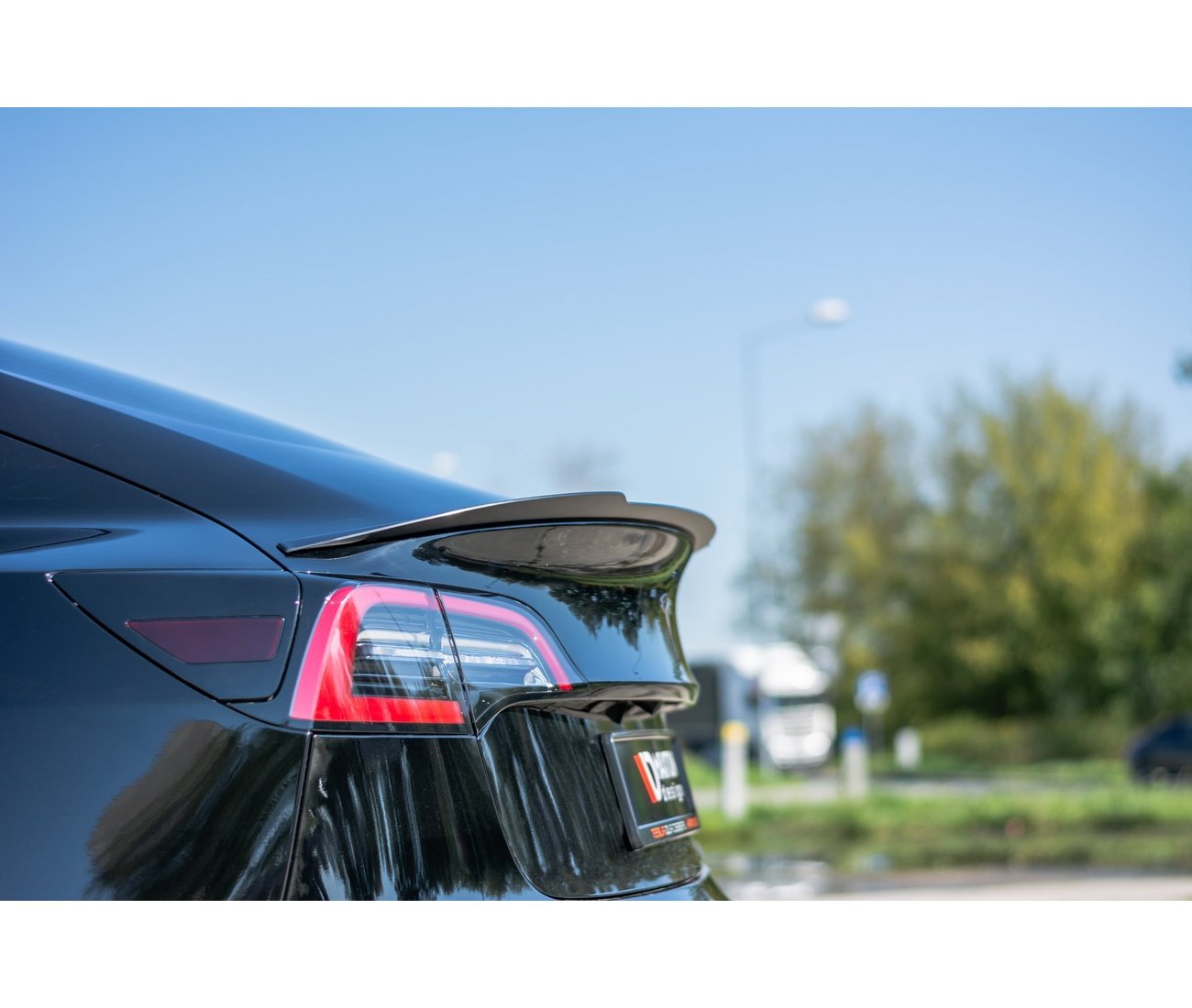 Maxton Design Heck Spoiler Aufsatz Abrisskante für Tesla Model 3 Maxton Design