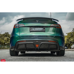 Tesla Model Y CMST Heckdiffusor SilentDrive.de